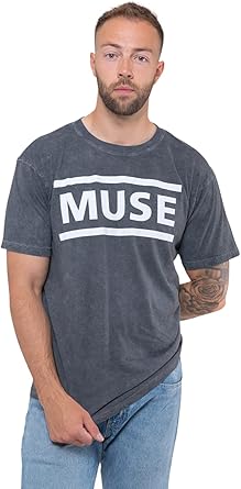 Muse Mens Logo Dip-Dye Tie Dye T-Shirt Black