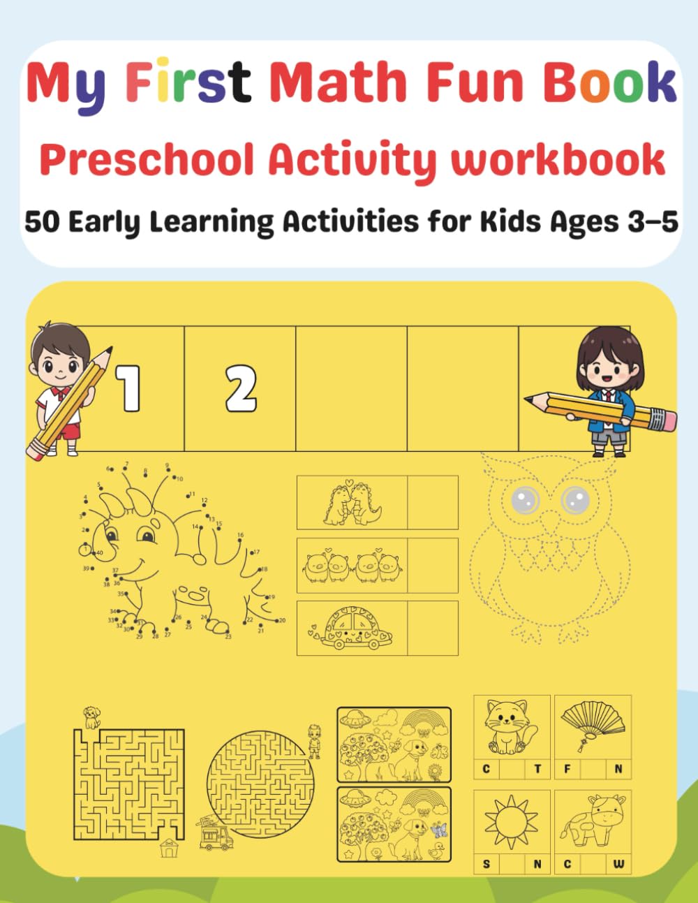 My First Math Fun Book: 50 Early Learning Activities for Kids Ages 3–5