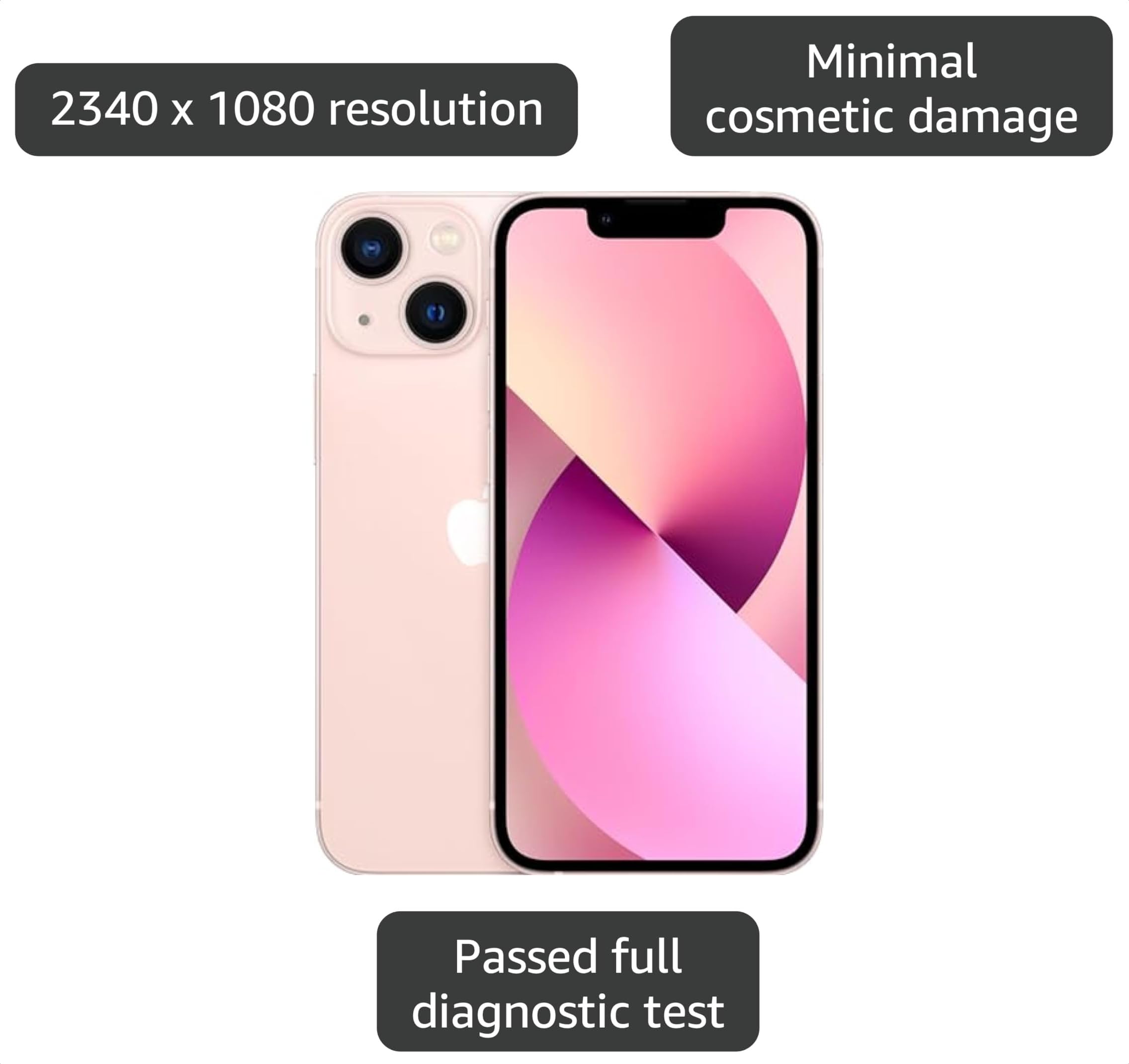 Amazon.com: Apple iPhone 13 Mini, 512GB, Pink - Unlocked (Renewed