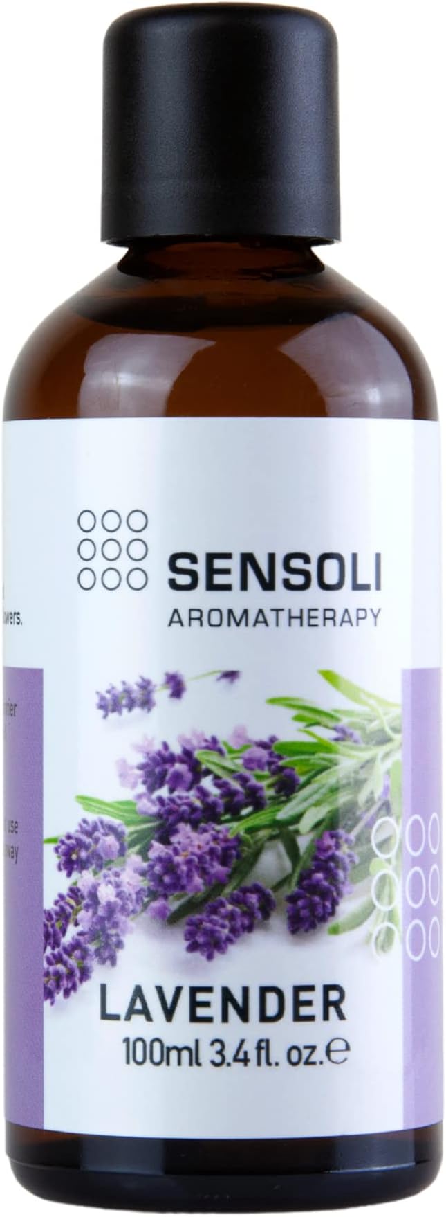 Lavender Essential Oil 100ml – 100% Pure Bulgarian Lavender (Lavandula Angustifolia), Amber Glass Dropper Bottle – Aromatherapy Essential Oil for Diffusers, Massage & DIY Blends