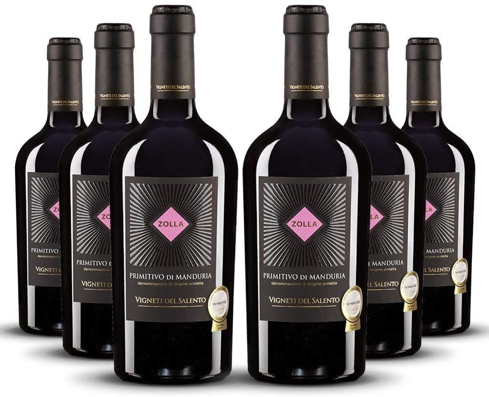 Vigneti del Salento Zolla Primitivo di Manduria (6 x 0.75 l)