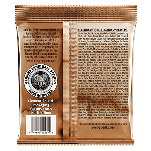 image for Ernie Ball Earthwood Custom Light Phosphor Bronze Acoustic Guitar Stri