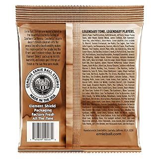 Ernie Ball Earthwood Cordes Custom Light Phosphore Bronze pour guitare acoustique, calibre 11.5-54 - Les Beatles, Paul McCartney, John Lennon, RIngo Starr, George Harrison Ernie Ball Earthwood Cordes Custom Light Phosphore Bronze pour guitare acoustique, calibre 11.5-54 – Image 2