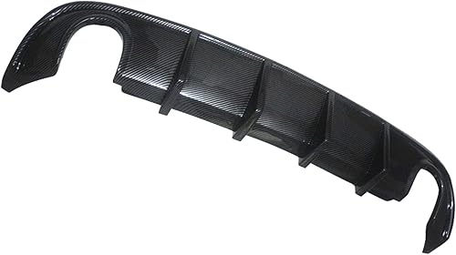 Miniatura 3 de NINTE Difusor trasero para Dodge Charger RT 2015-2018 | Cargador SXT y SE 2015-2023 Estilo de fibra de carbono Shark Fin Balón de parachoques