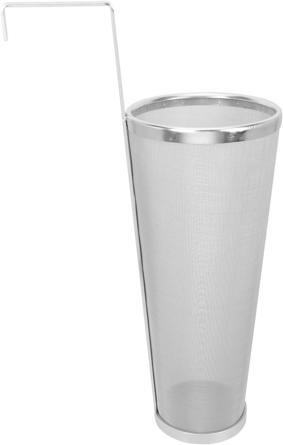 DOITOOL Stainless Steel Beer Filter Barrel 13.5x32cm Cone-shaped Hop Strainer for Home Brewing Wine Making Multipurpose Portable Filtering Tool