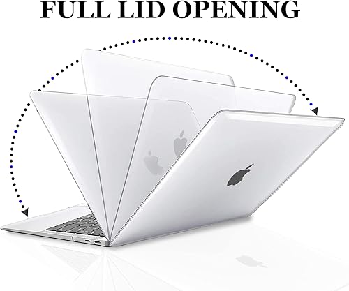 Miniatura 5 de Funda para MacBook Air de 13.6 pulgadas 2025 2024 2023 2022 Release M4 A3240 M3 A3113 M2 A2681, funda transparente, carcasa rígida de plástico y
