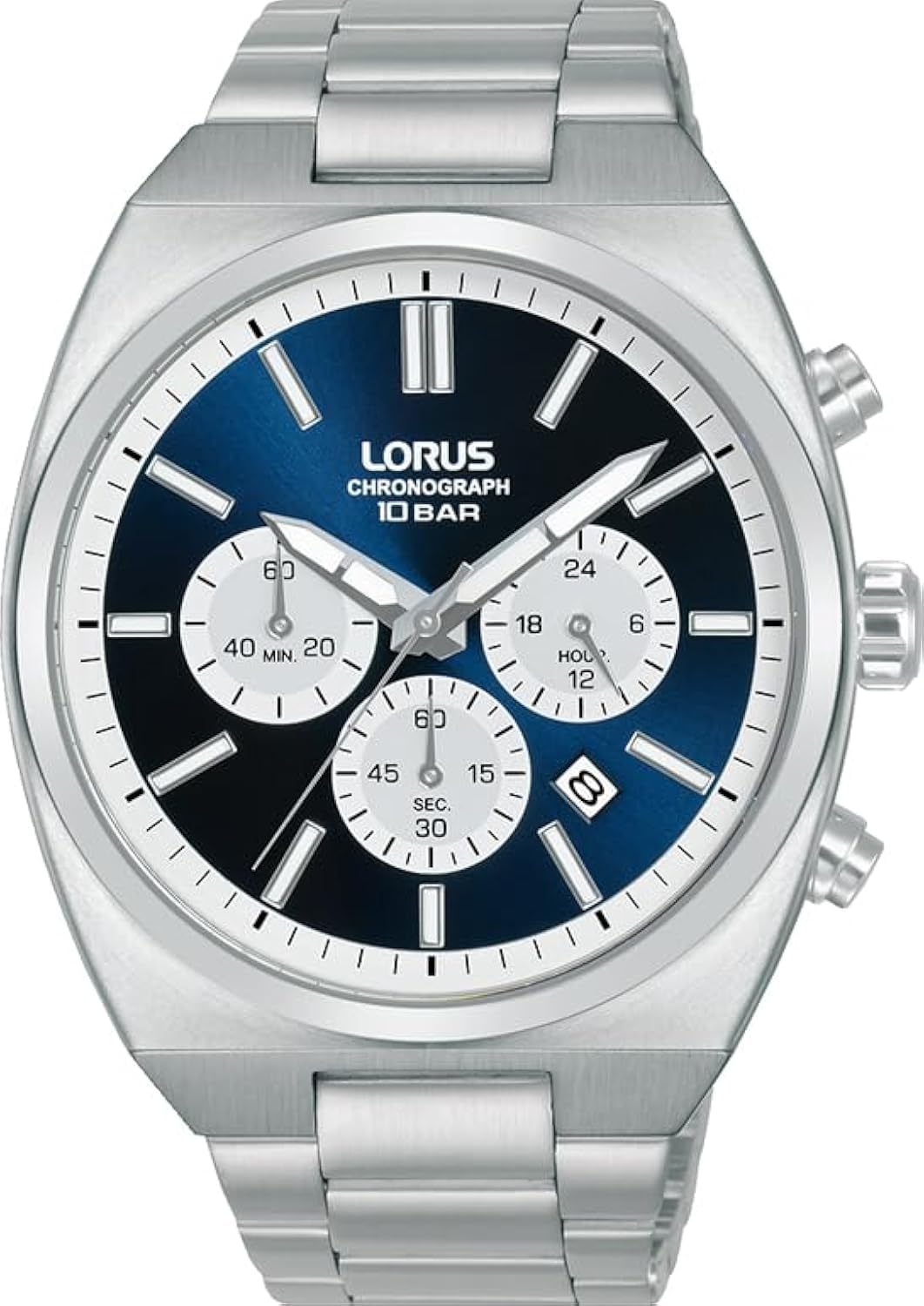 Lorus Orologio analogico al quarzo da uomo con bracciale in metallo