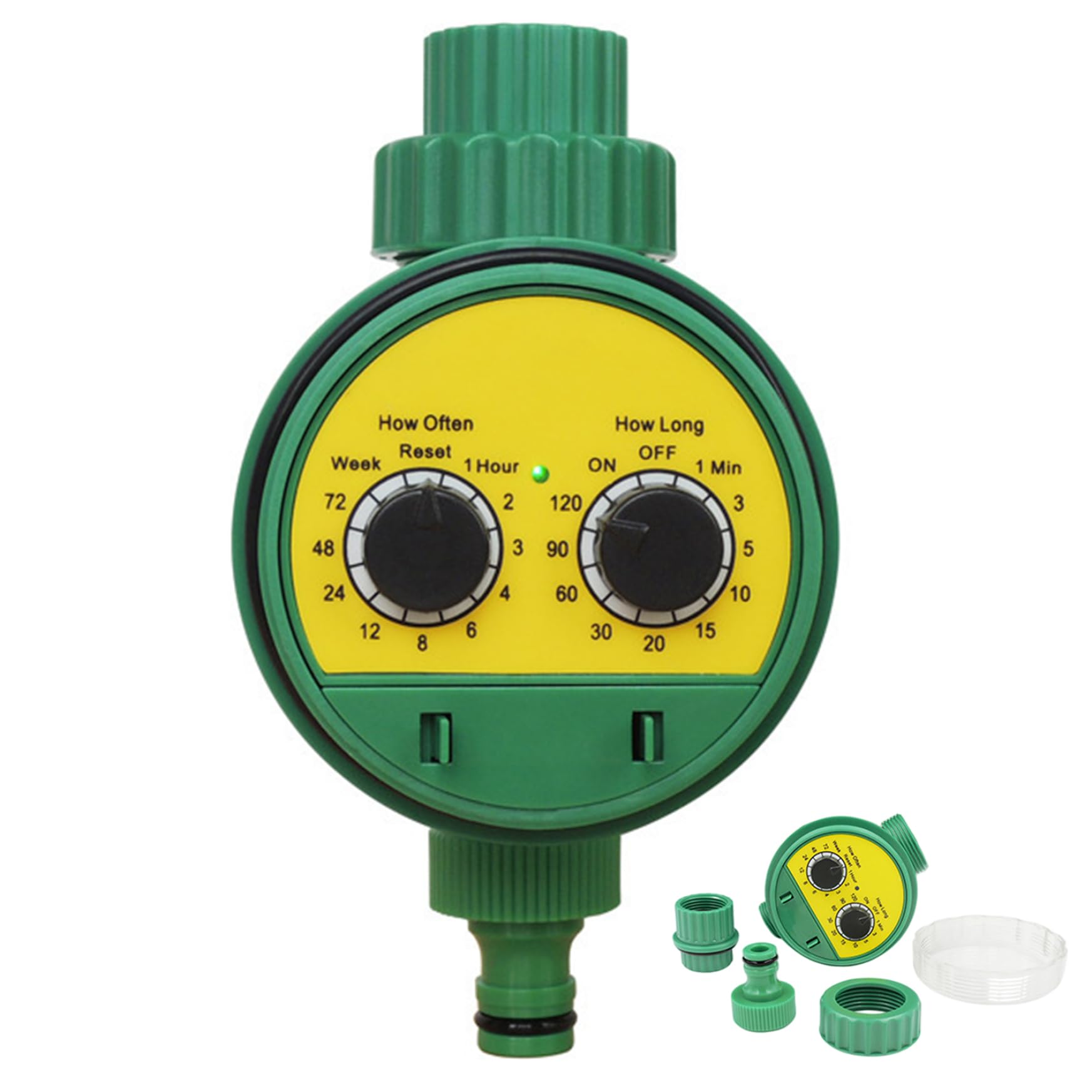 Sprinkler Timer Waterproof Programmable Irrigation Timer Garden Hose Automatic Watering System for Outdoor Lawn, Greenhouse (Battery Not Included)