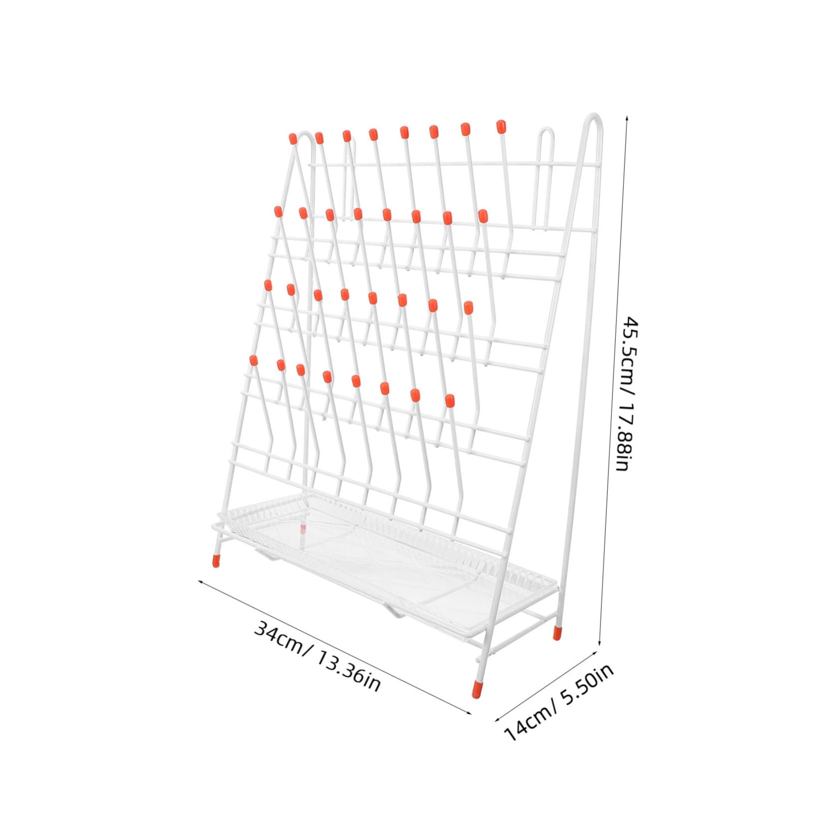 Ipetboom Estante De Secado Para Tubos De Ensayo Ranuras Con Diseño Compacto Antideslizante Para Laboratorio Soporte Para Laboratorio y Drenaje Práctico