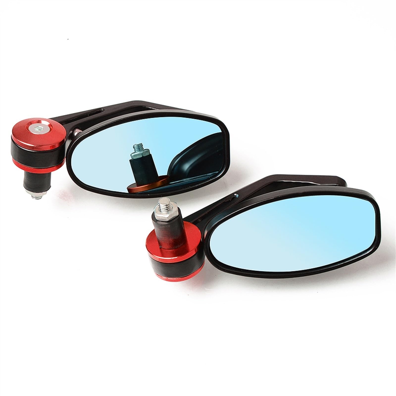 Adatto Maggior Parte Delle Bici Strada 7/8 "22MM Cruiser E Chopper Dirt Bike Specchietto Retrovisore Per Moto Manubrio Specchietti Retrovisori Laterali Moto Specchietti Laterali(UN)