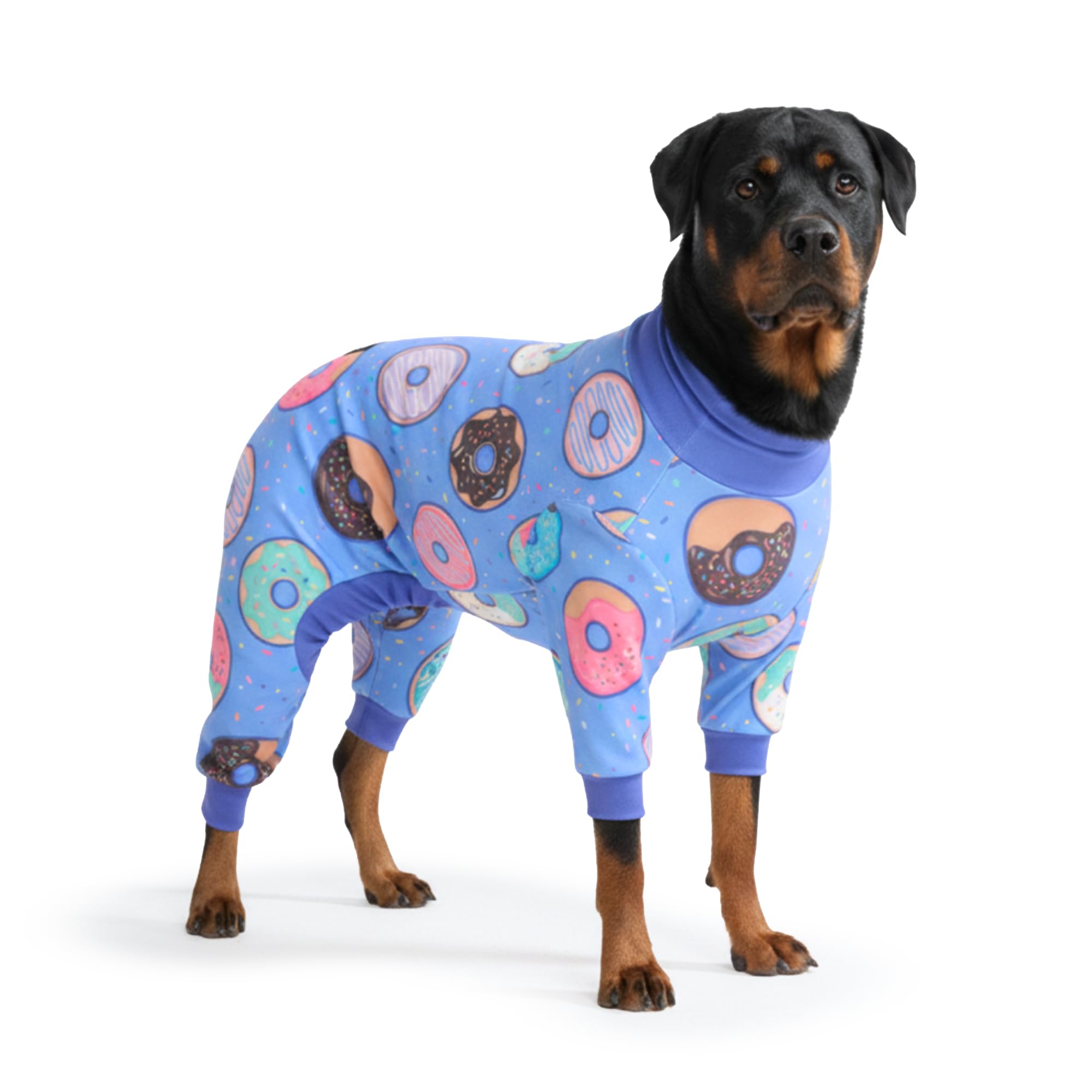 Spark Paws Dog Pajamas - Stretch Onesie Recovery Full Leg Surgery Suit PJS