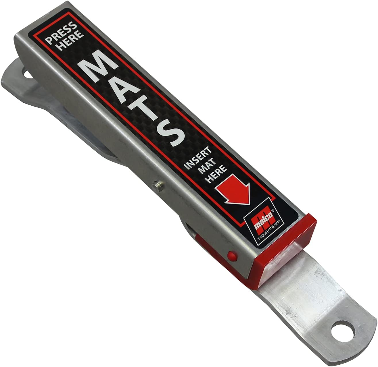 Malco Mat Clamp - Heavy Duty Aluminum Car Wash Floor Mat Hanger/Hold Your Floor Mats While You Clean Your Car/Single (810149)