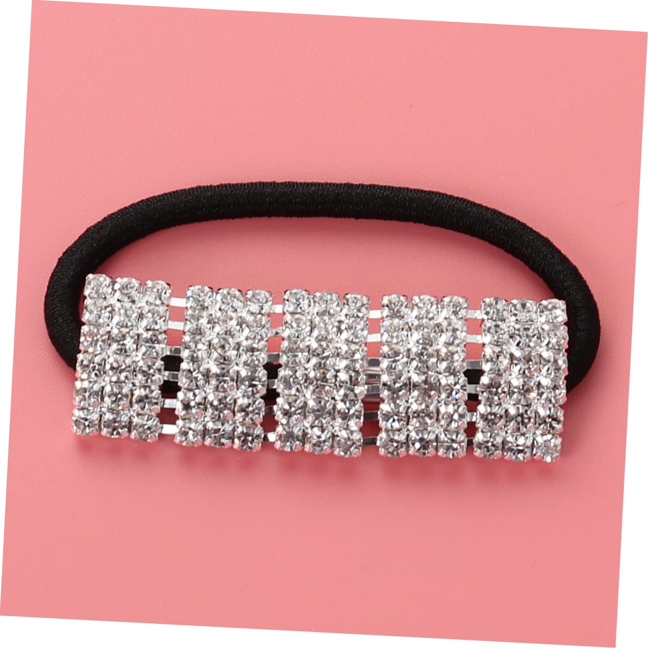 12stücke Elastische Haargummis Mit Strass Wasserfeste Haarbänder Für Mädchen Und Damen Als Ponytail Und Modisches Armband Für
