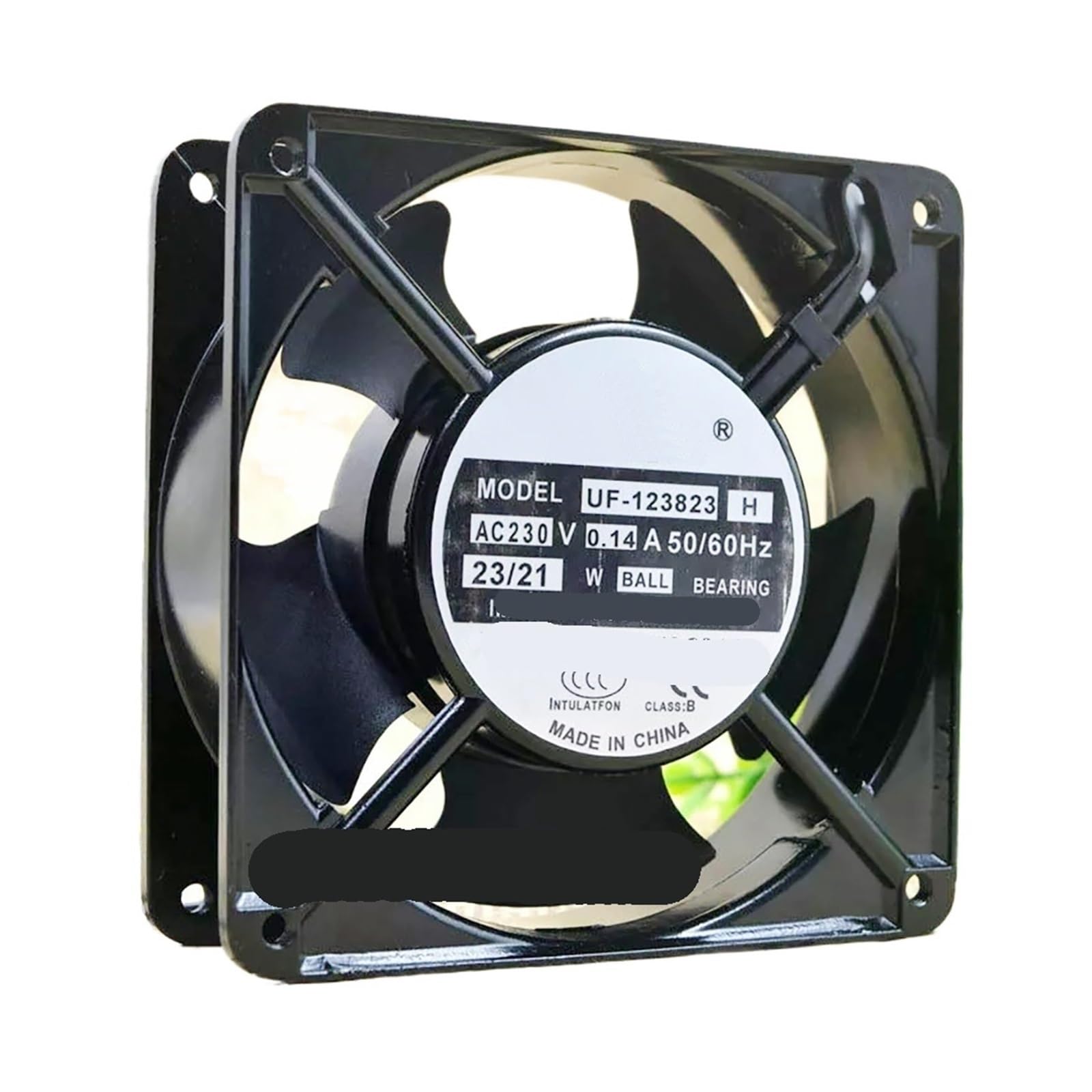YLPWKMVZ Cooling axial flow fan 0.14A 230VAC UF-123823H 120 * 120 * 38mm Server radiator