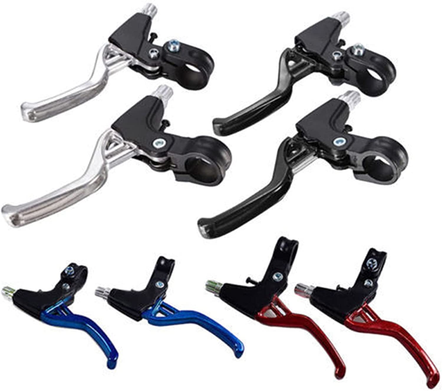 Maniglia della leva del freno della bici da ciclismo in Leve del freno leggere Leve del freno della bici 2 pezzi Bicicletta da MTB 2 in bici Freno in lega di alluminio Leva del freno della biciclett