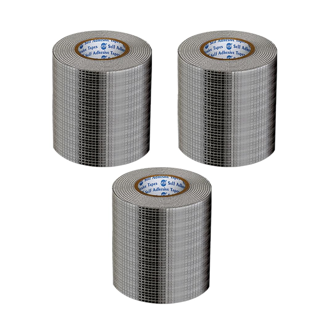 VCR Butyl Tape - 5 Meters in Length 96mm / 04" Width - 3 Rolls Per Pack - Butyl Tape for Pipe and Water Leakage, Aluminium Rubberised Tape, Waterproof and Weatherproof Tape (B0CGPXN1Z3) Amazon Price History, Amazon Price Tracker