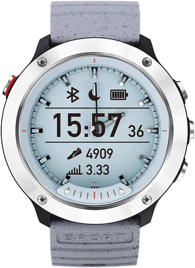 Opta SB-066 Aluminium Heart Rate Monitor Smart Watch (Silver)