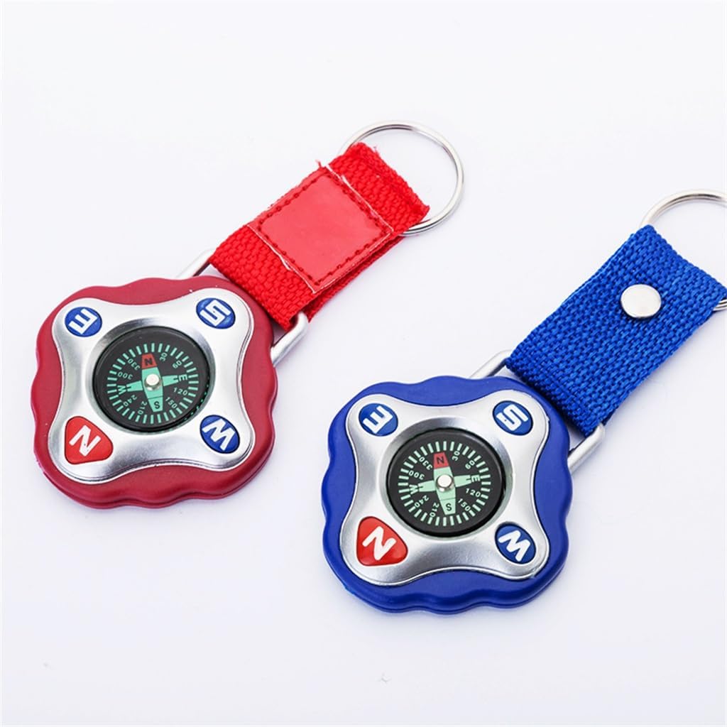 Webbing Compass Key Chain Lugga Clothing Guide Needle Outdoor Sports Necessities