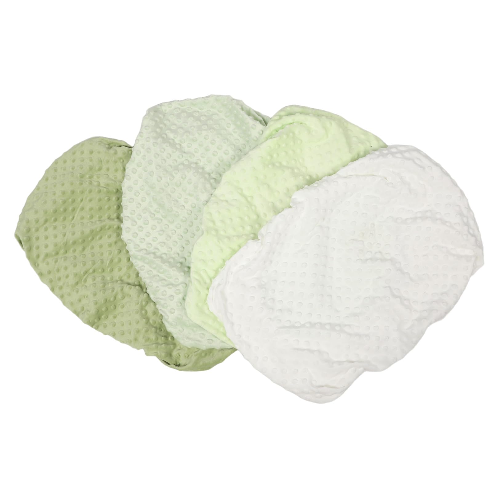 4 Pièces Housse de Matelas pour Change à Pois, Douce, Lavable