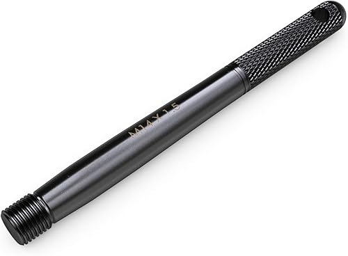 Herramienta de guía de pasador de alineación de colgador de rueda color negro  Roscas métricas de 12 x 1.5  Perno de rueda Herramienta mecánica