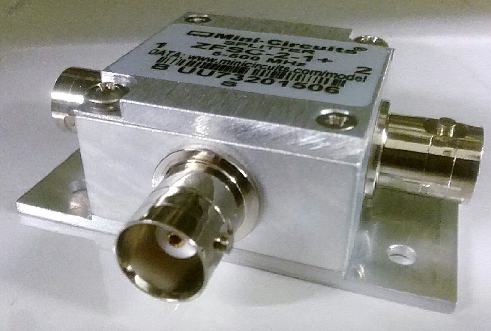 NAZUSA Mini-Circuits ZFSC-2-1B+ Coaxial Power Splitter, 5-500 MHz