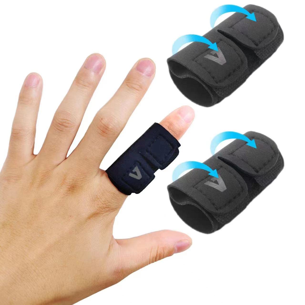 Amazon | 指サポーター フィンガーラップ ばね指 突き指 バレー