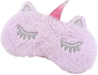 Vista 20 de Antifaz para dormir KANOA de animales lindos, suave y mullido, forro de felpa, conejo lindo, panda, koala, cubierta para los ojos, para niños