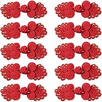Cheongsam Lot De 12 Paires De Boutons Chinois En Forme De Grenouille