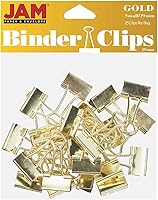 Vista 23 de JAM PAPER Clips para carpeta coloridos - Extra Pequeños - 3/5 Pulgadas (15 mm) - Clips para carpeta azules - 30/Paquete