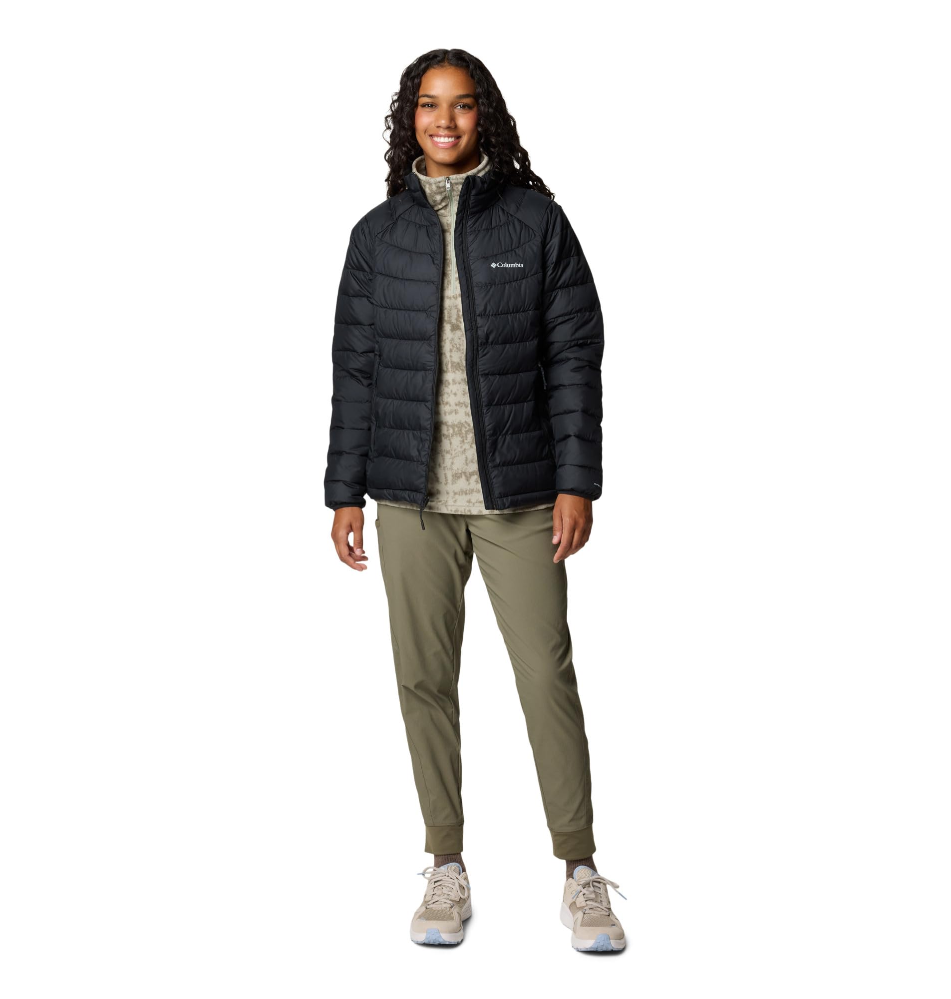 Columbia Damen Powder Lite Ii Full Zip Jacket Powder Lite II Jacke mit durchgehendem Reißverschluss
