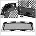DNA Motoring GRL-DRAM09SCRE-CHBK Rivet Style Mesh Front Bumper Grille [For 09-12 Ram 1500]