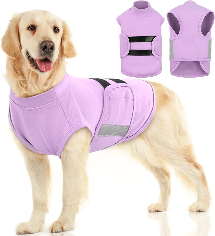 Colete para Cães MIGOHI com Fechamento Ajustável, Tamanho L, Lightpurple
