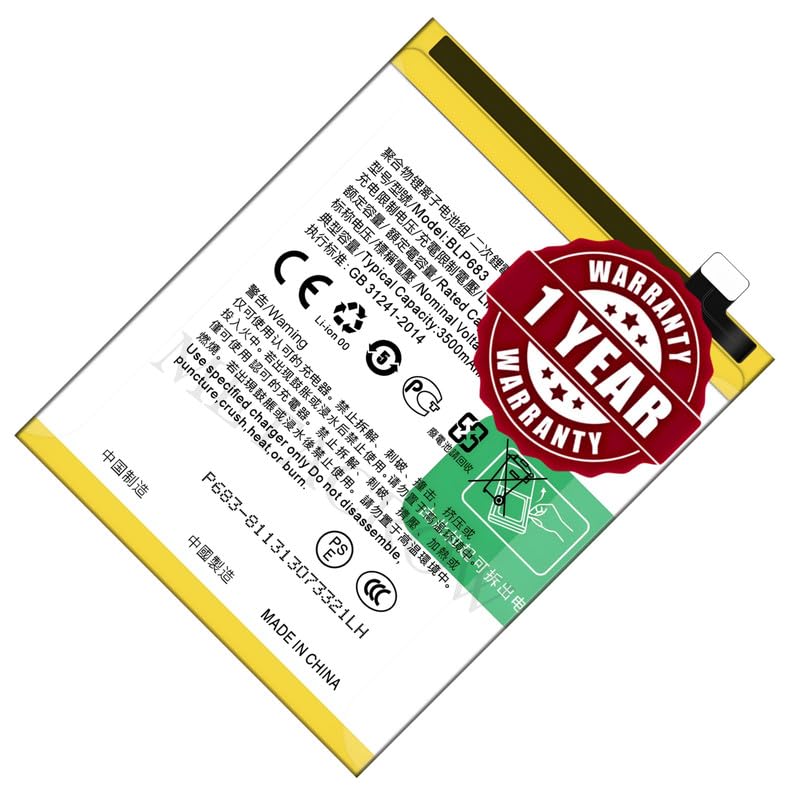 Image of Original BLP683 Battery Compatible for Oppo A7x | F9 | F9 Pro | Realme 2 Pro | Realme U1 - (3500mAh) - 1 Year Warranty JK1