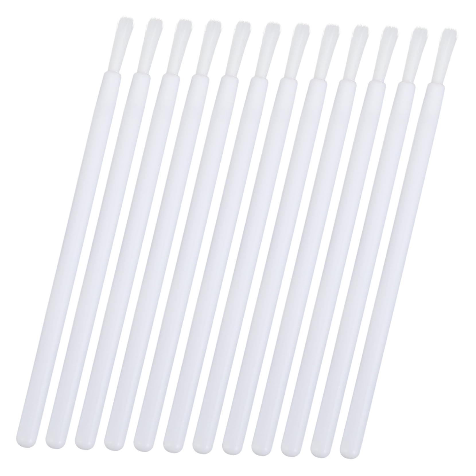 IWOWHERO 100pcs Nylon Lip Brush Lip Gloss Applicator Lipstick Gloss Wands Makeup Lip Brush Safe for Lips