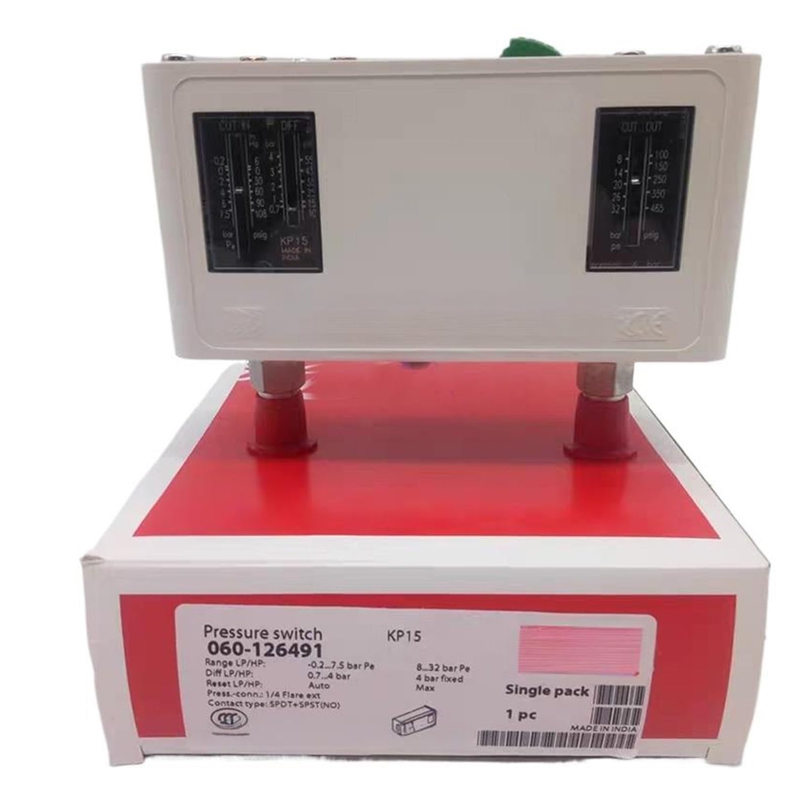 Pressostat KP15 Danfoss 060-126491 double contrôle pression