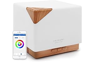 ASAKUKI: Smart WiFi Essential Oil Aromatherapy Diffuser