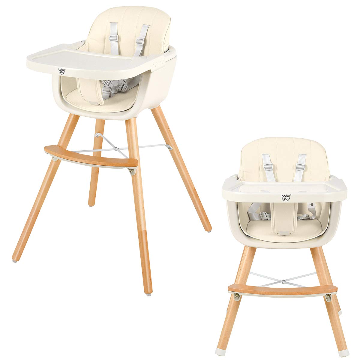 Amazoncom Baby Joy Convertible Baby High Chair