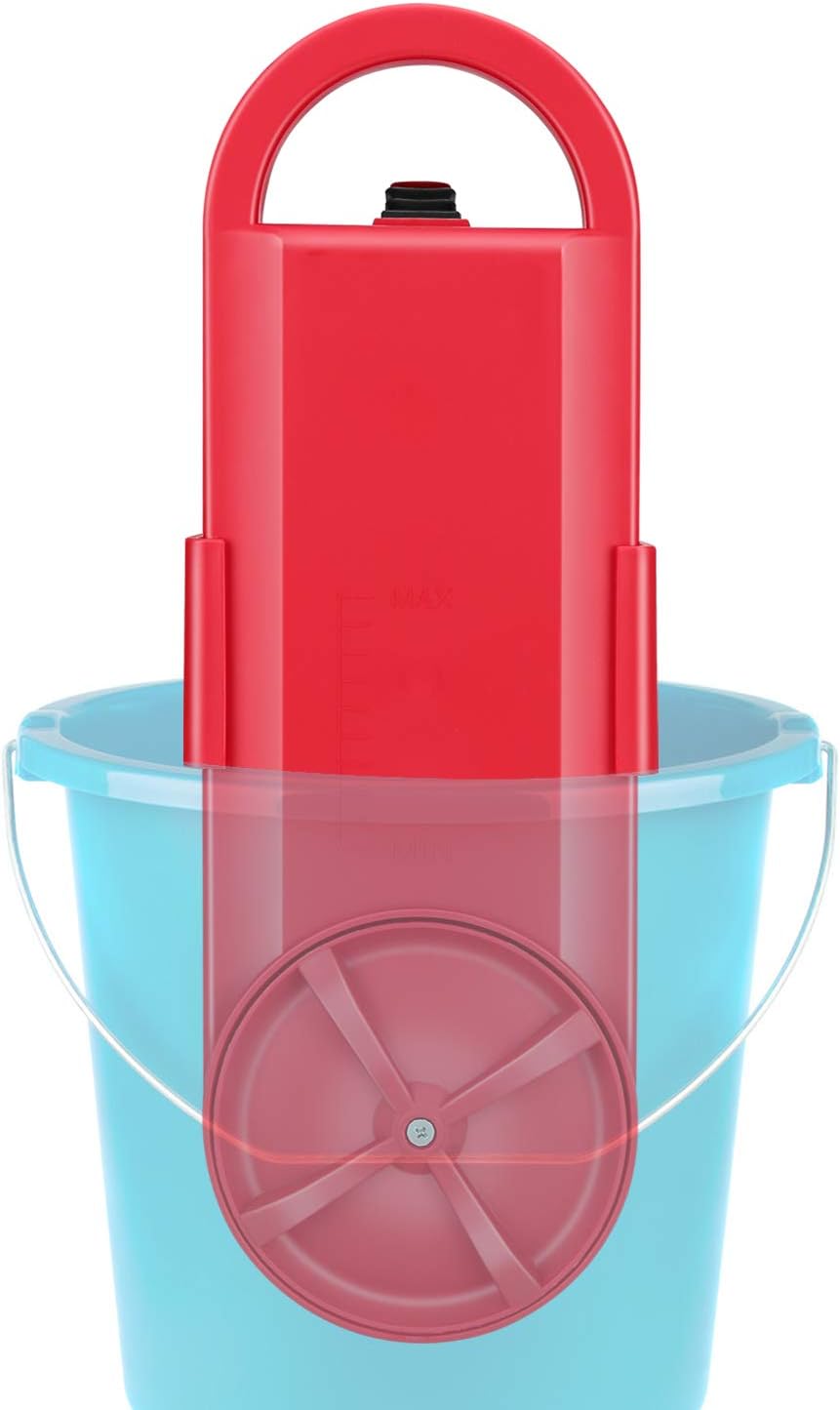 Portable Washing Machine | Handy Washing Machine | Mini Washer | Bucket Use | Travel & Outdoor Electric Compact Washer |Suitable for Single Person, Bachelors, Hostel Peoples | RED by Tonha