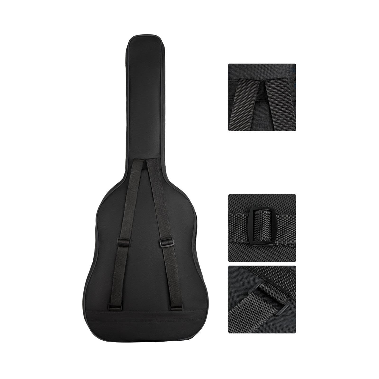 Custodia morbida e robusta per chitarra elettrica, per basso, per chitarra classica, da concerto, per casa, da 40 pollici e 41 pollici, per 38 39