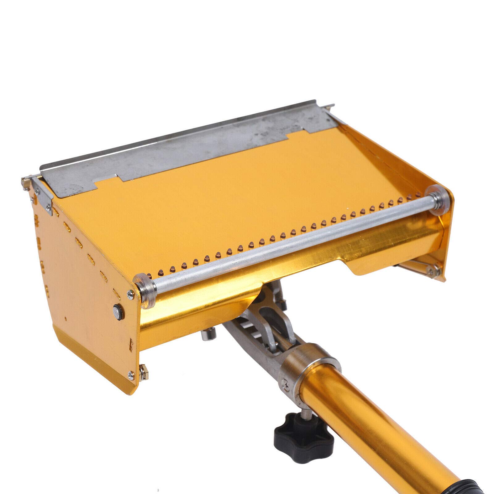 Chochla do suchej zabudowy, regulowana, Drywall Flat Finishing Narzędzia murarskie, kielnia budowlana ze stopu aluminium, narzędzia do montażu suchego, rolka narożna, kielnia do wygładzania z uchwytem 104 cm – 63,8"