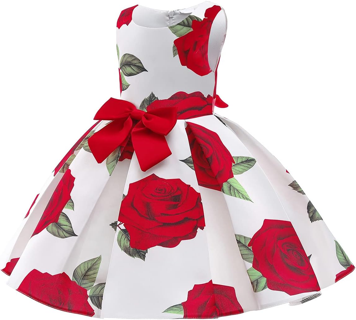 NSSMWTTC 3-10Y Toddler Formal Dresses Flower Girl Wedding Pageant Party Dress - Image 2