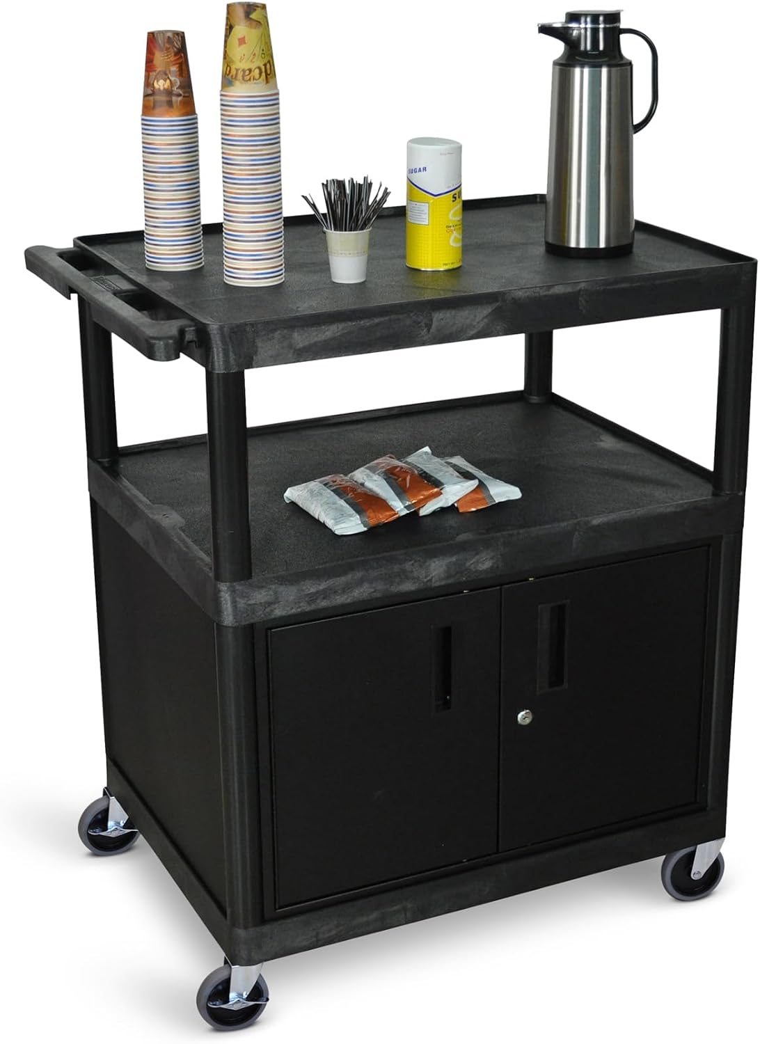 FSE 373-HE40C-B Large Coffee Cart - Cabinet