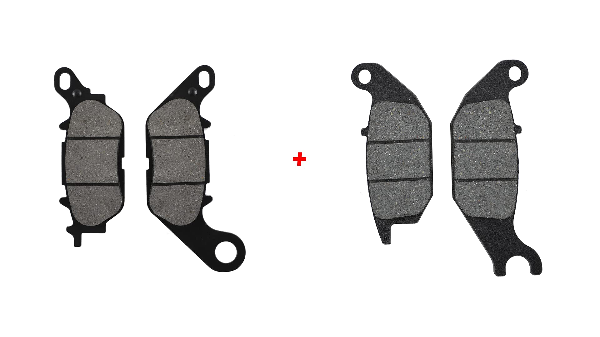 Haran Front & Rear Combo Brake Disc Pads Compatible for Yamaha R15 (V1 & V2)