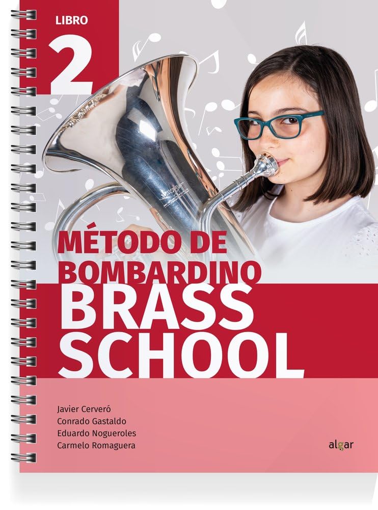 Méthode de bombardino Brass School Libro 2 manuel d'apprentissage pour euphonium