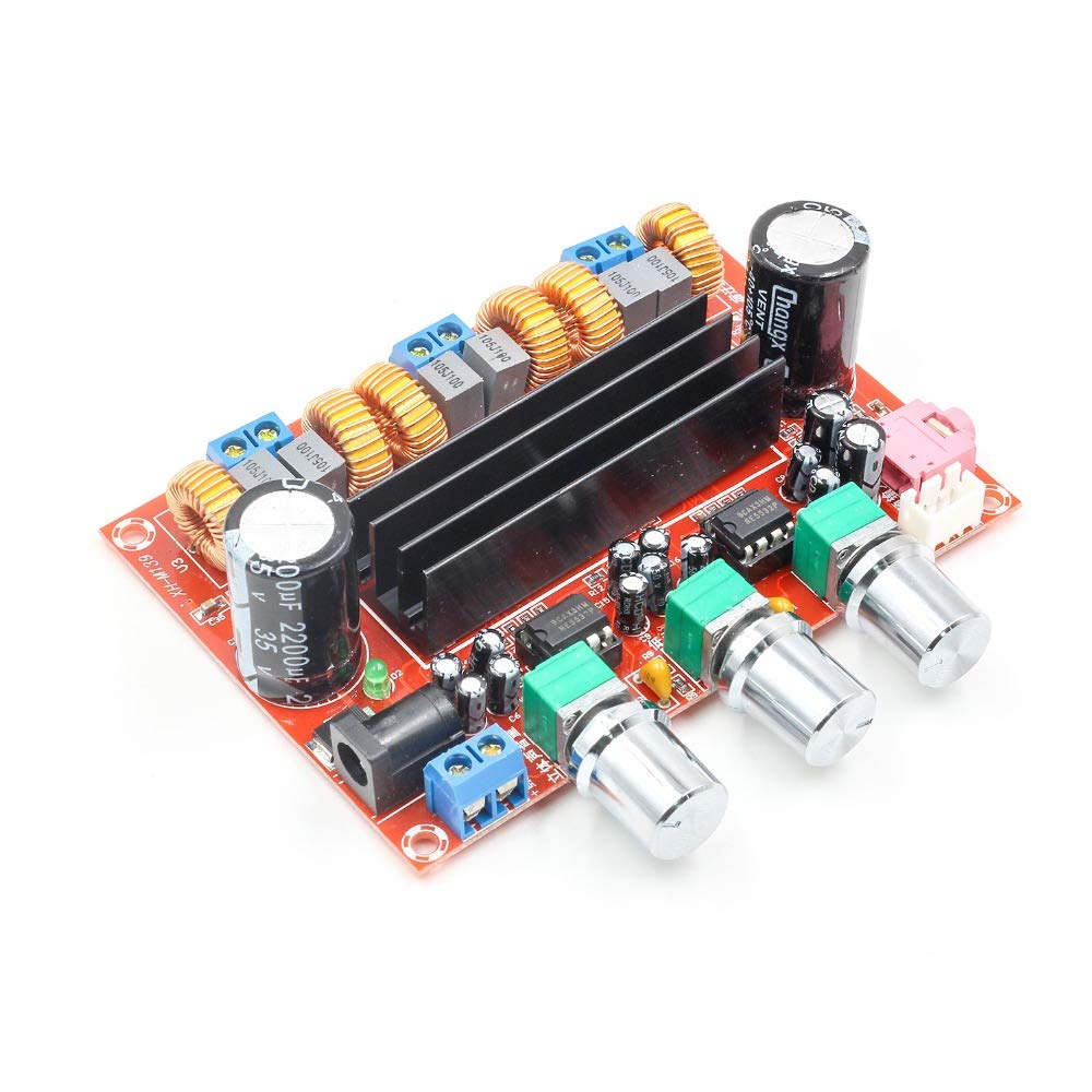 Hailege TPA3116D2 2x50W+100W 2.1チャネルデジタルオーディオパワーアンプAMPサブウーファー