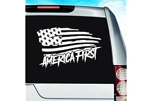 America First Flag: Express Your Patriotism with Our American Flag Decal