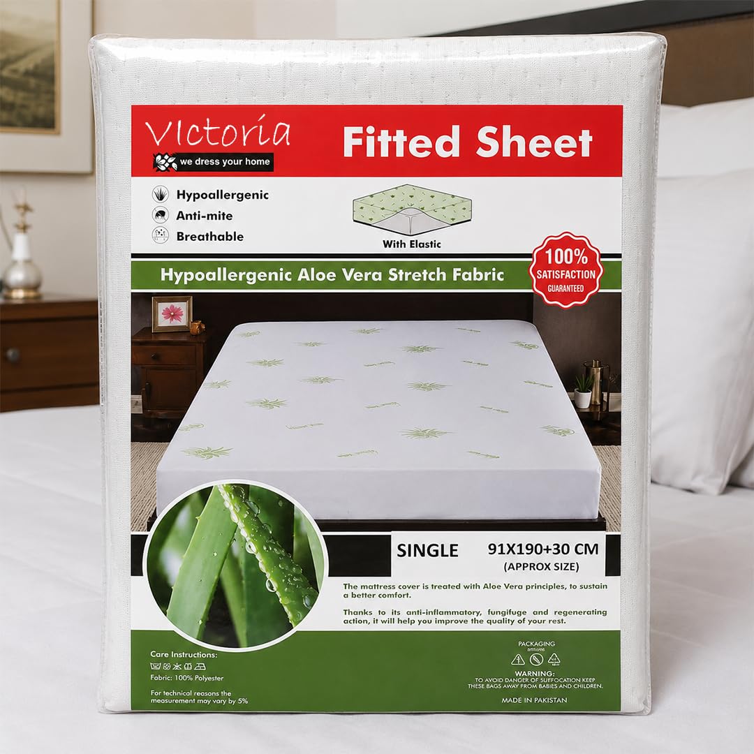 100% Polyester Fitted Sheet 30cm Extra Deep Pocket, Softest Cool Bedding Perfect for Skincare, Soft Breathable with Elasticated Corners Stretch Fabric, Easy Care Bedding (White, Super King)
