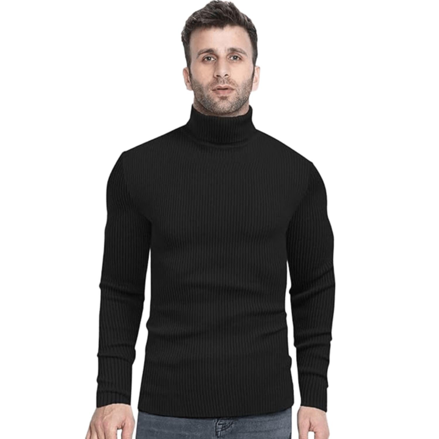 The high Neck, Whether It's a Classic Turtleneck or a Modern Mock Neck, is a Powerful Piece in Any Man's Wardrobe. It Offers an Effortless Blend of Comfort and Sophistication. Far from Being Dated