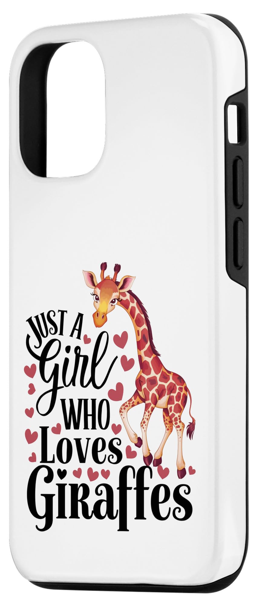 Just A Girl Who Loves Giraffes Cute Zoo Animal Lover Case for iPhone 13 - Image 2