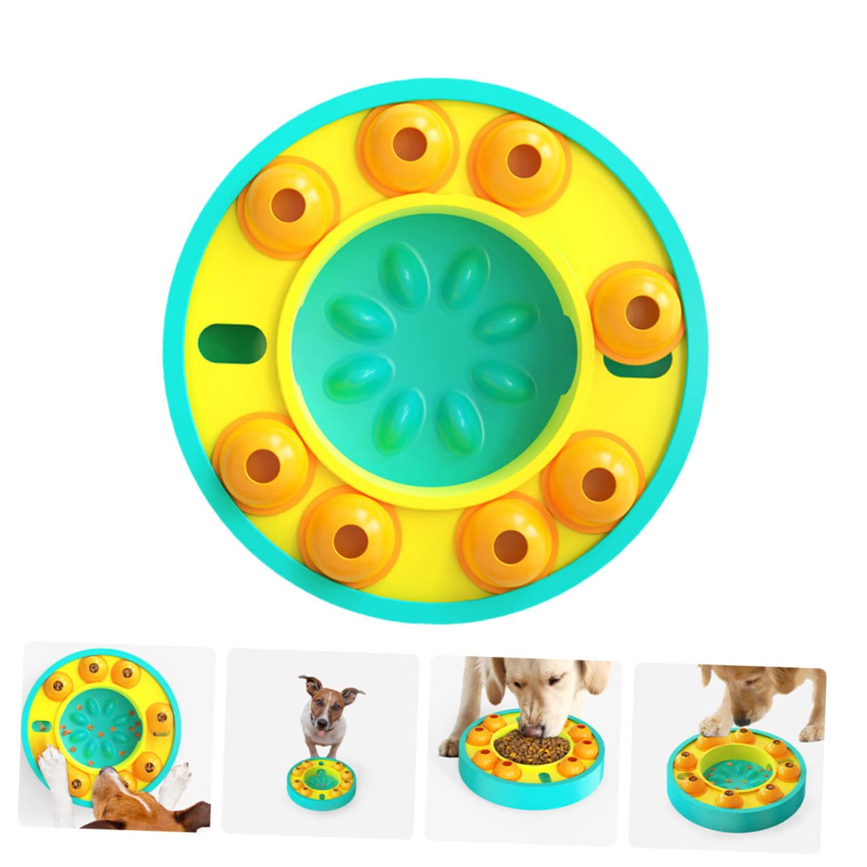 Milisten Puzzle pour Chien pour Animaux De Compagnie Jouet Interactif pour Chien Distributeur De Friandises